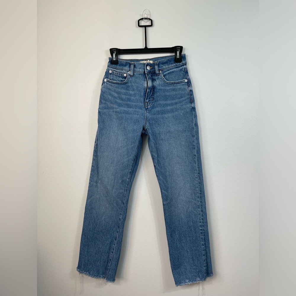 Madewell Denim Jeans '90s Straight Leg Cotton Size 24